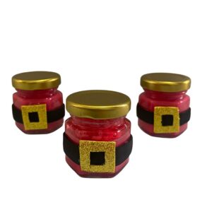 Vela Navideña Frasco Santa