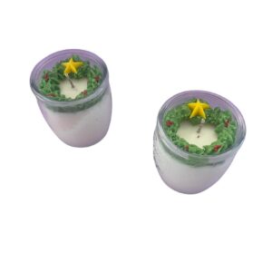 Vela Corona Navideña