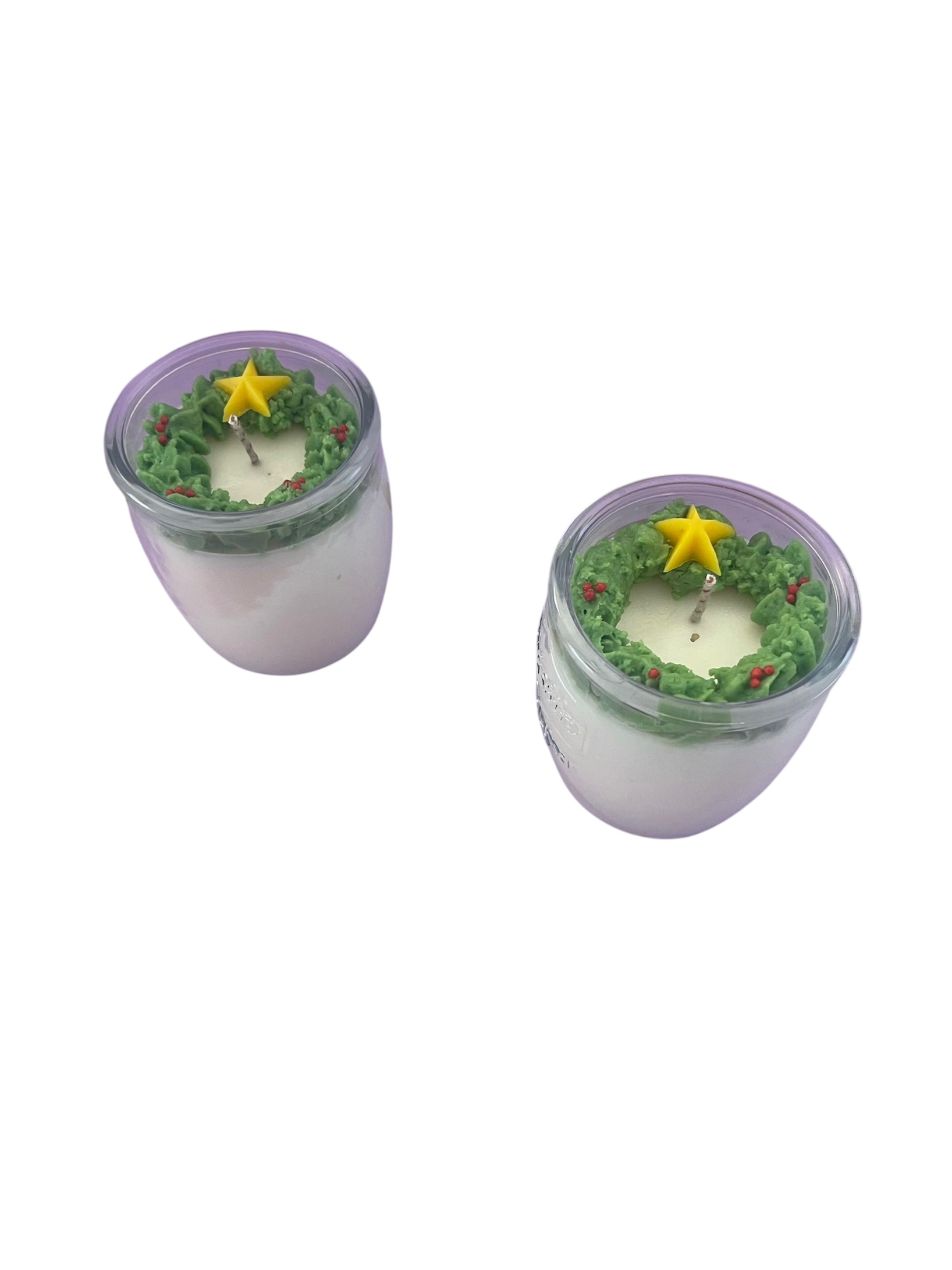 Vela Corona Navideña