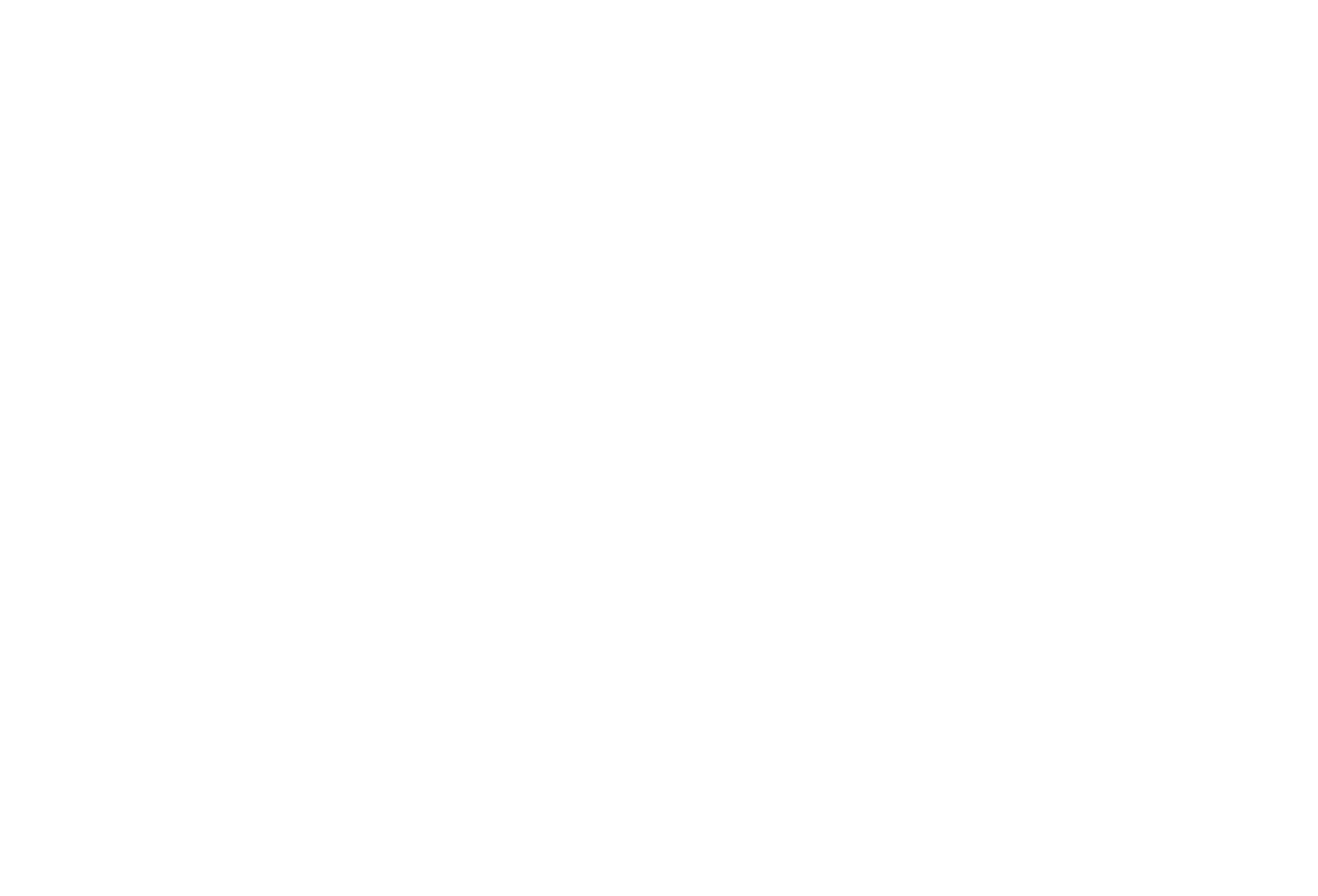 Logotipo en blanco sobre fondo oscuro